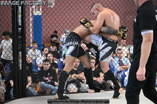 2024-05-18 Milano in the Cage 12 01438 IMMAF - Adam Bouabbadi-Nicolo Montecchi